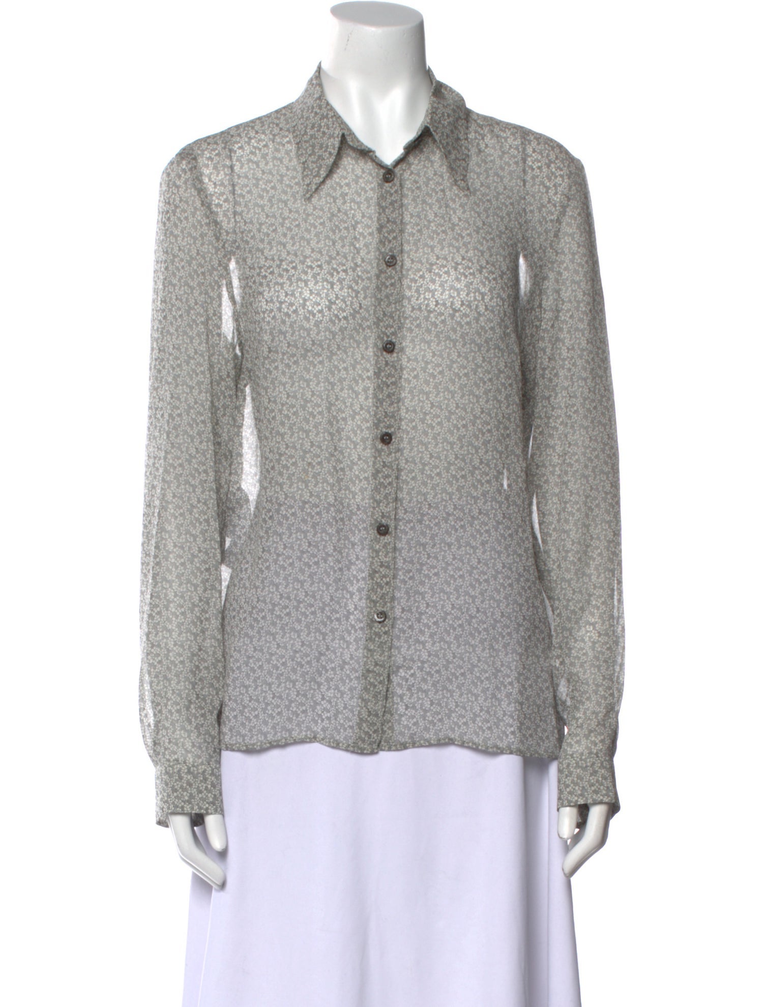 Miu Miu Vintage 2010 Button-Up Top