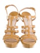 Miu Miu Patent Leather Gladiator Sandals