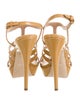 Miu Miu Patent Leather Gladiator Sandals