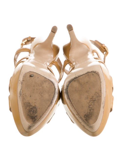 Miu Miu Patent Leather Gladiator Sandals