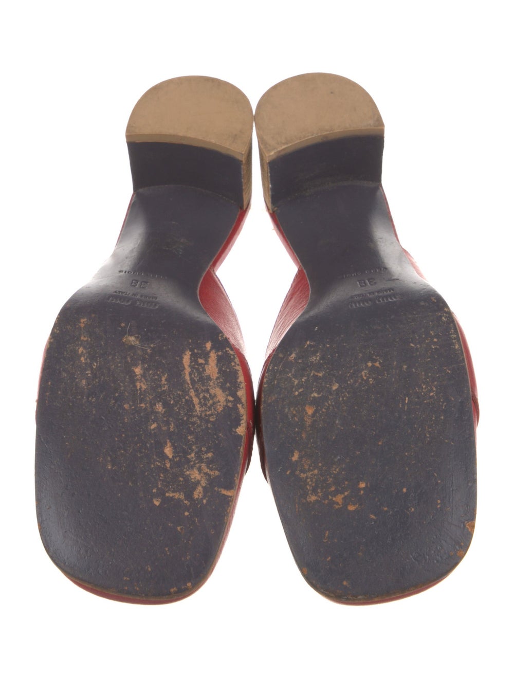 Miu Miu Leather Mules From the Late 1990's - Earl… - image 5