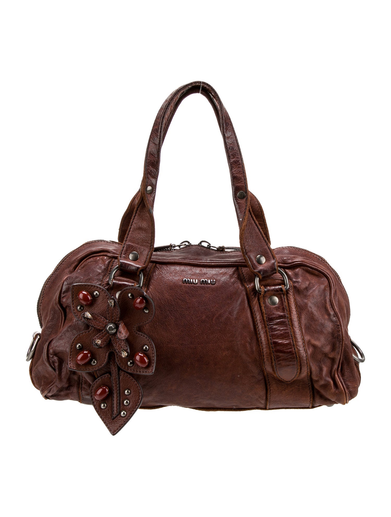 Miu Miu Leather Shoulder Bag