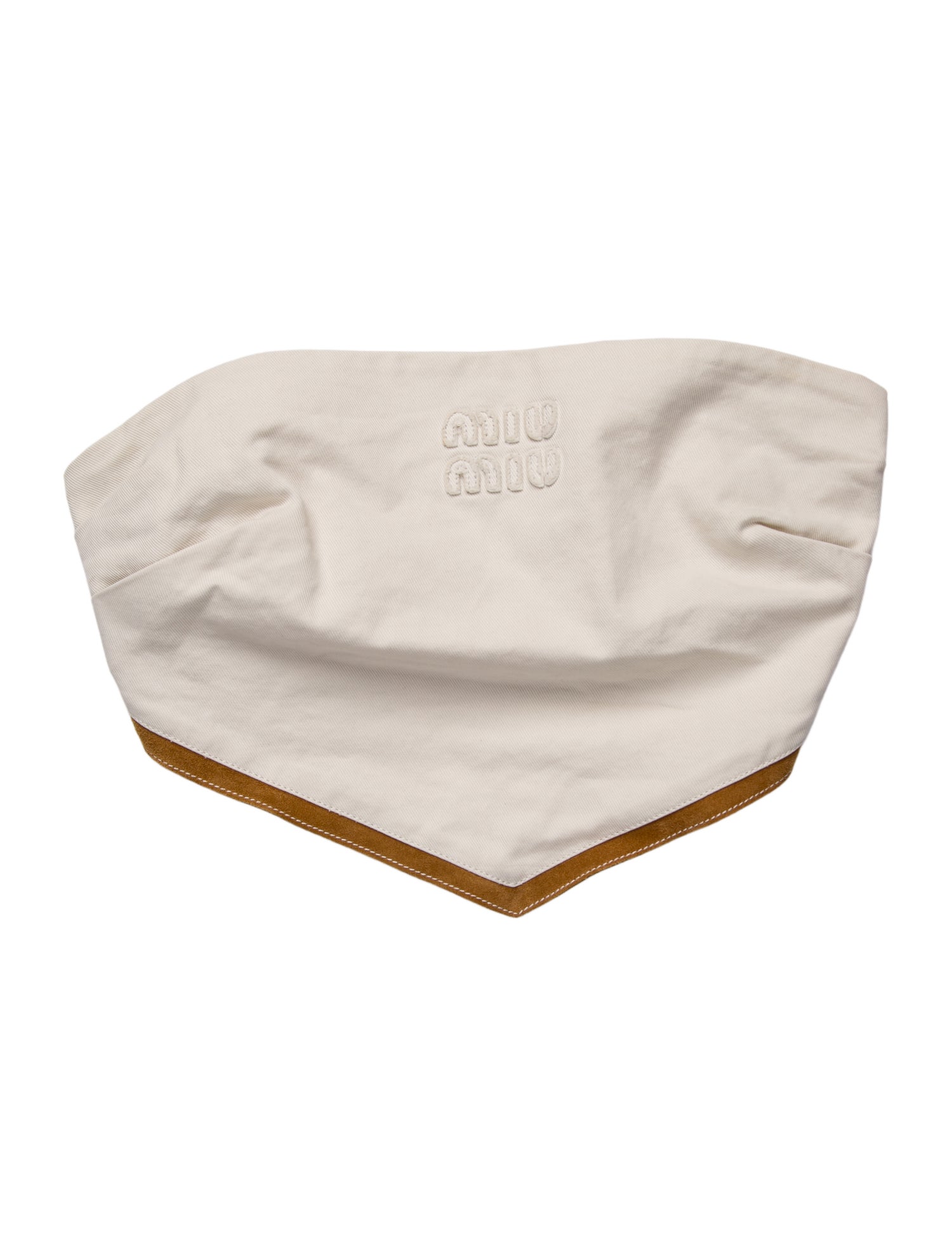 Miu Miu 2025 Strapless Crop Top