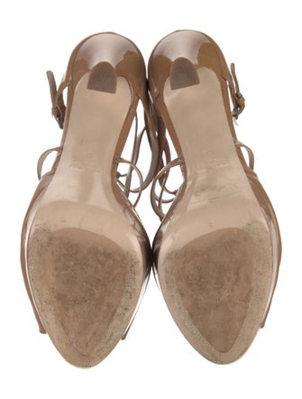 Miu Miu Patent Leather T-Strap Pumps