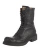 Miu Miu Leather Combat Boots