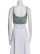 Miu Miu 2023 Square Neckline Crop Top