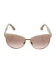Miu Miu Round Gradient Sunglasses