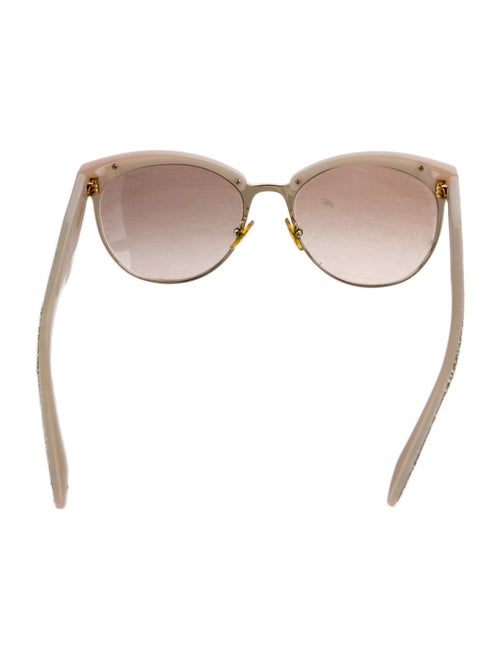 Miu Miu Round Gradient Sunglasses