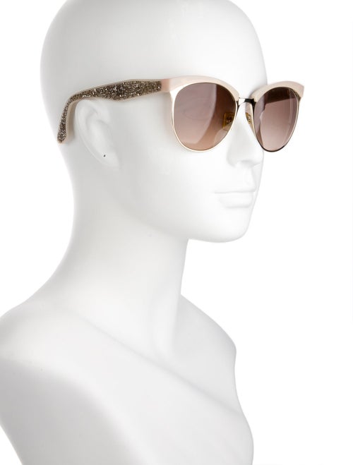 Miu Miu Round Gradient Sunglasses