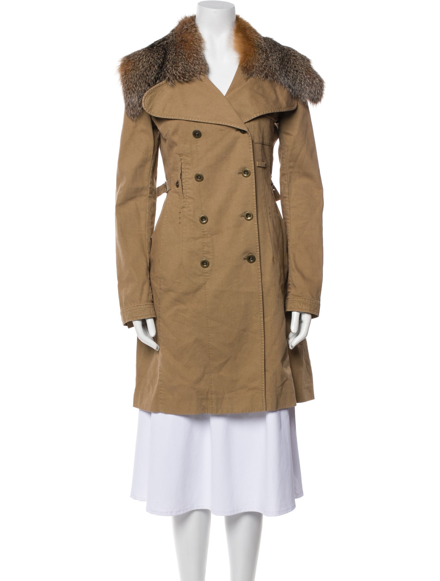 Miu Miu Vintage 2004 Faux Fur Coat