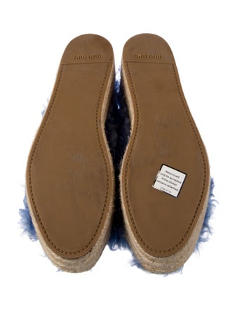 Miu Miu Shearling Espadrilles