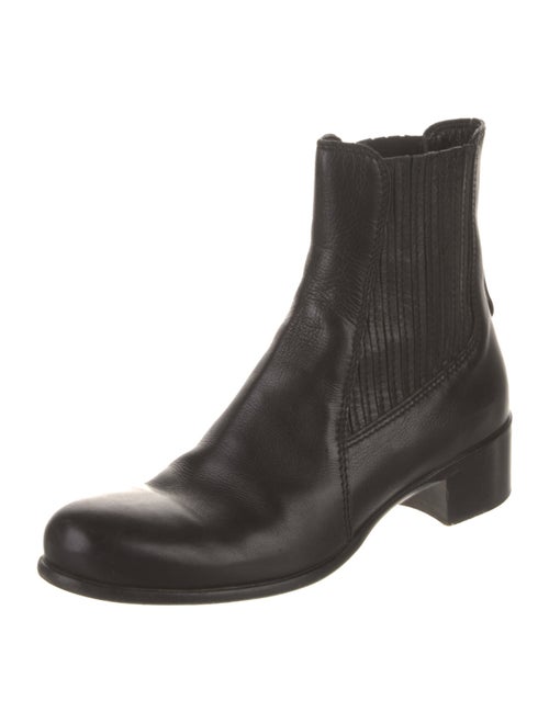 Miu Miu Leather Chelsea Boots