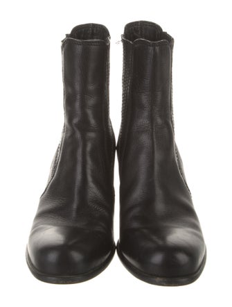 Miu Miu Leather Chelsea Boots