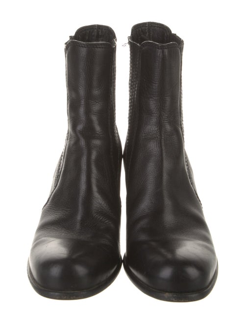 Miu Miu Leather Chelsea Boots