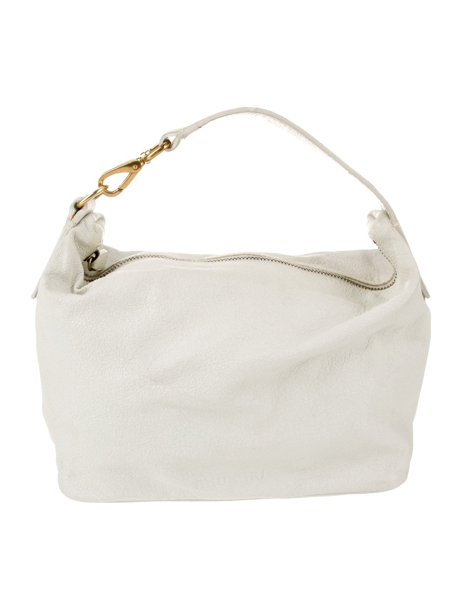 Miu Miu Leather Top Handle Bag