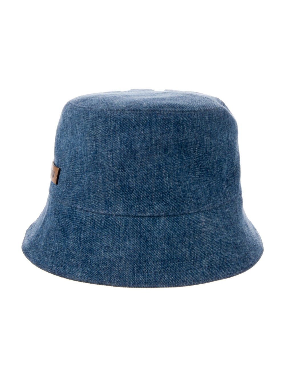 Blue Miu Miu Hat With Tonal Stitching. - image 1