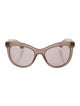 Miu Miu Cat-Eye Mirrored Sunglasses