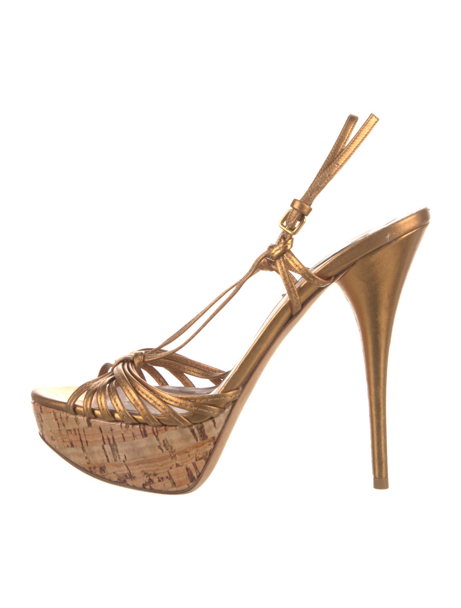 Miu Miu Leather T-Strap Pumps