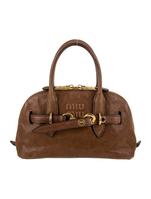 Miu Miu Leather Nappa Aviator Aventure Small 2024