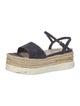 Miu Miu Suede Braided Accents Espadrilles