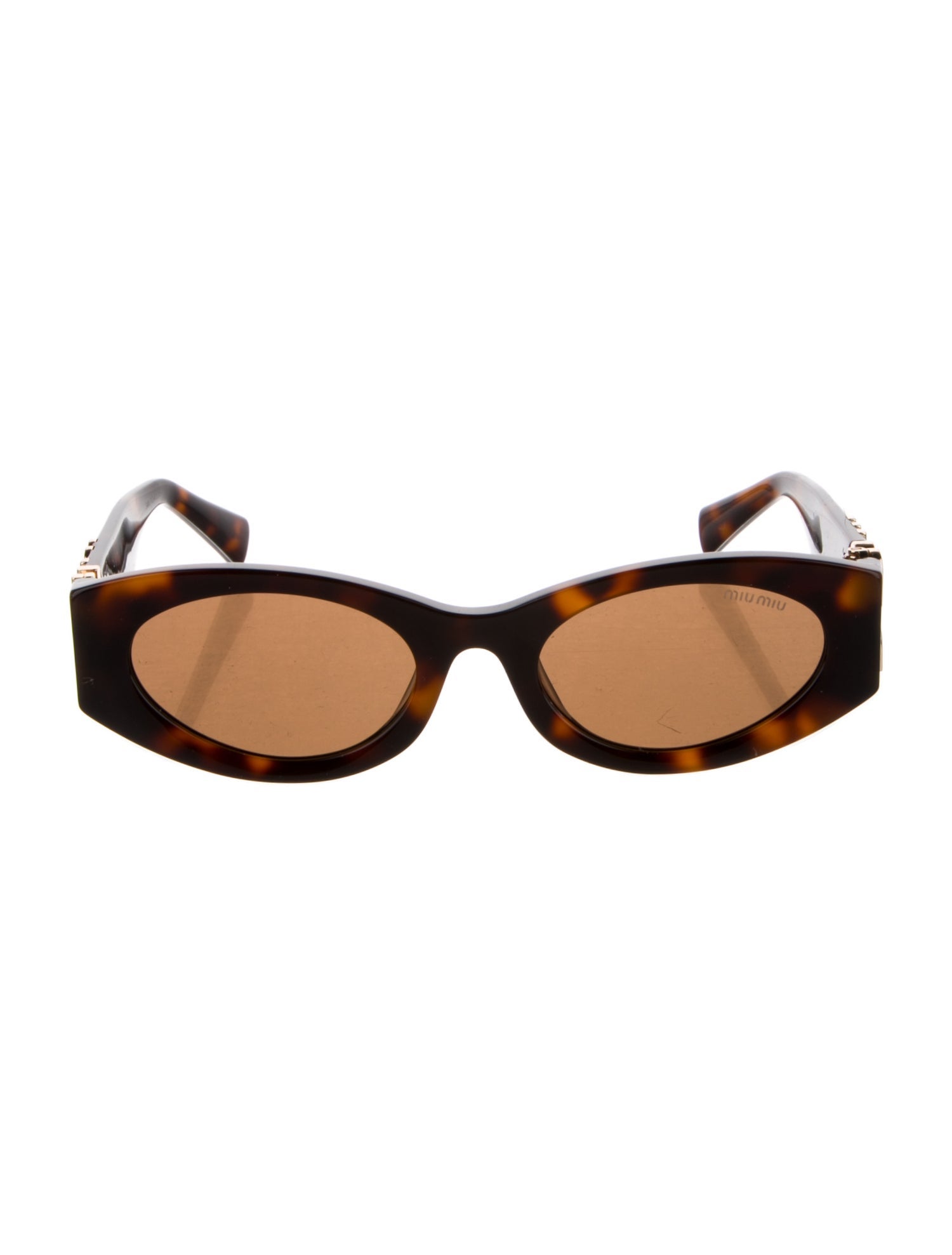 Miu Miu Round Tinted Sunglasses