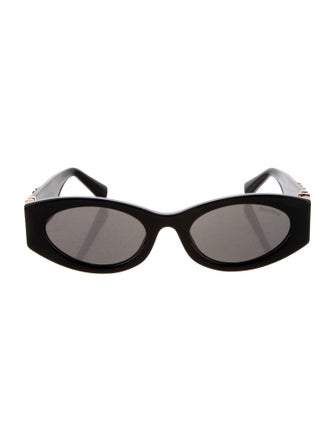 Miu Miu Round Tinted Sunglasses