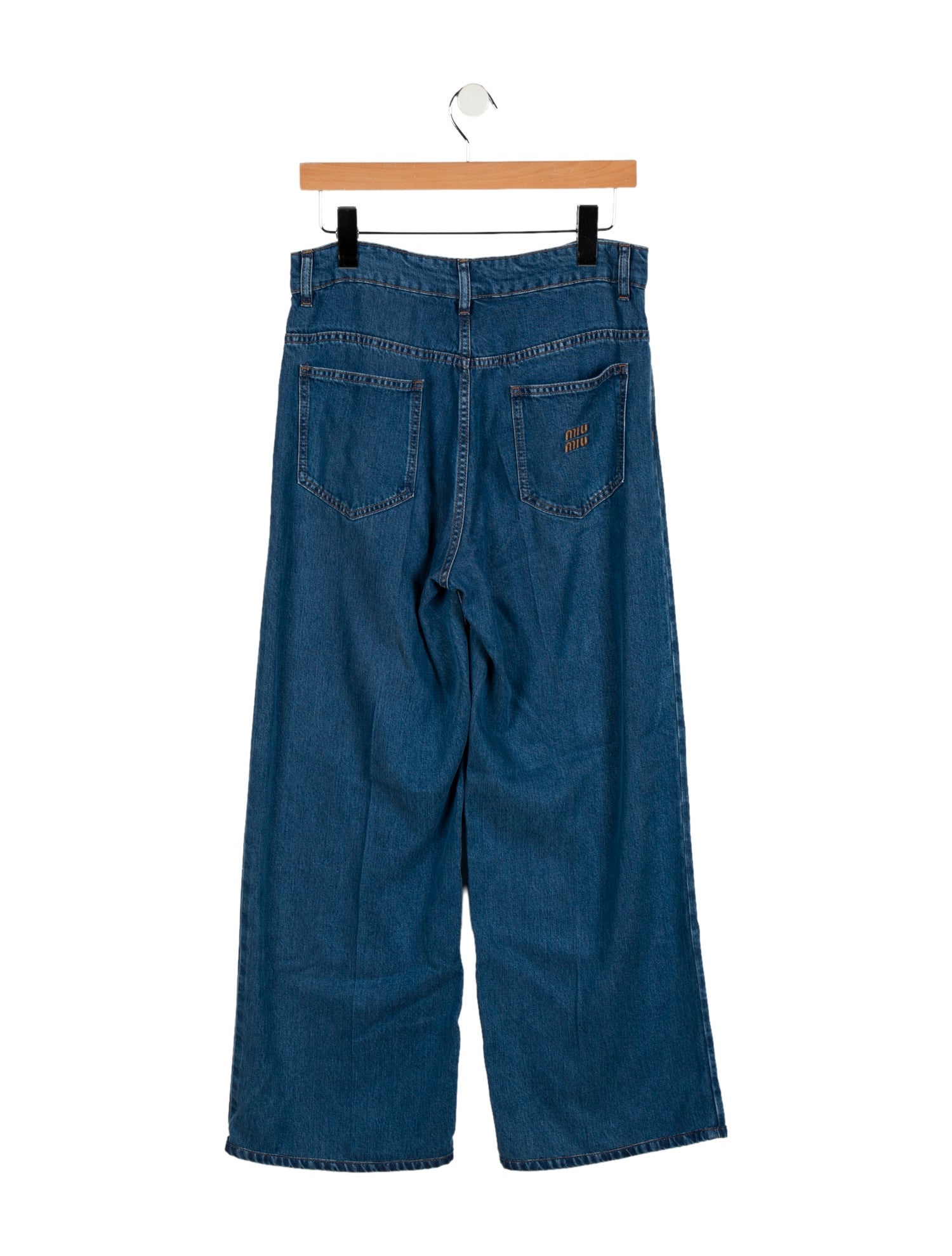 Miu Miu 2024 Wide Leg Jeans