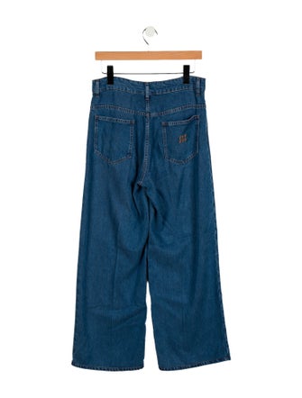 Miu Miu 2024 Wide Leg Jeans