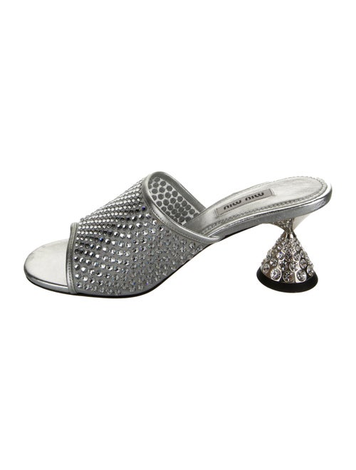 Miu Miu Crystal Crystal Embellishments Slides