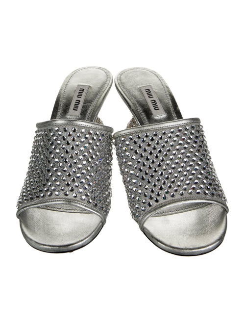 Miu Miu Crystal Crystal Embellishments Slides