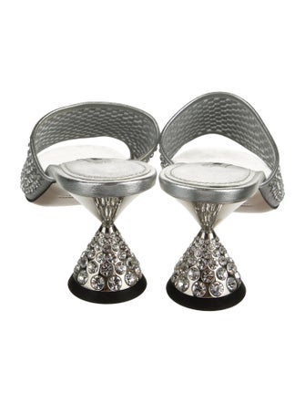 Miu Miu Crystal Crystal Embellishments Slides