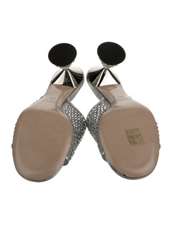 Miu Miu Crystal Crystal Embellishments Slides