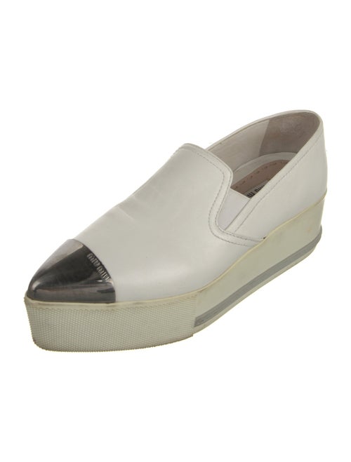 Miu Miu Leather Sneakers