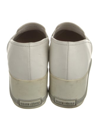 Miu Miu Leather Sneakers