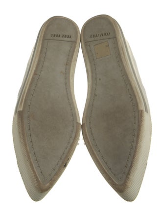 Miu Miu Leather Sneakers