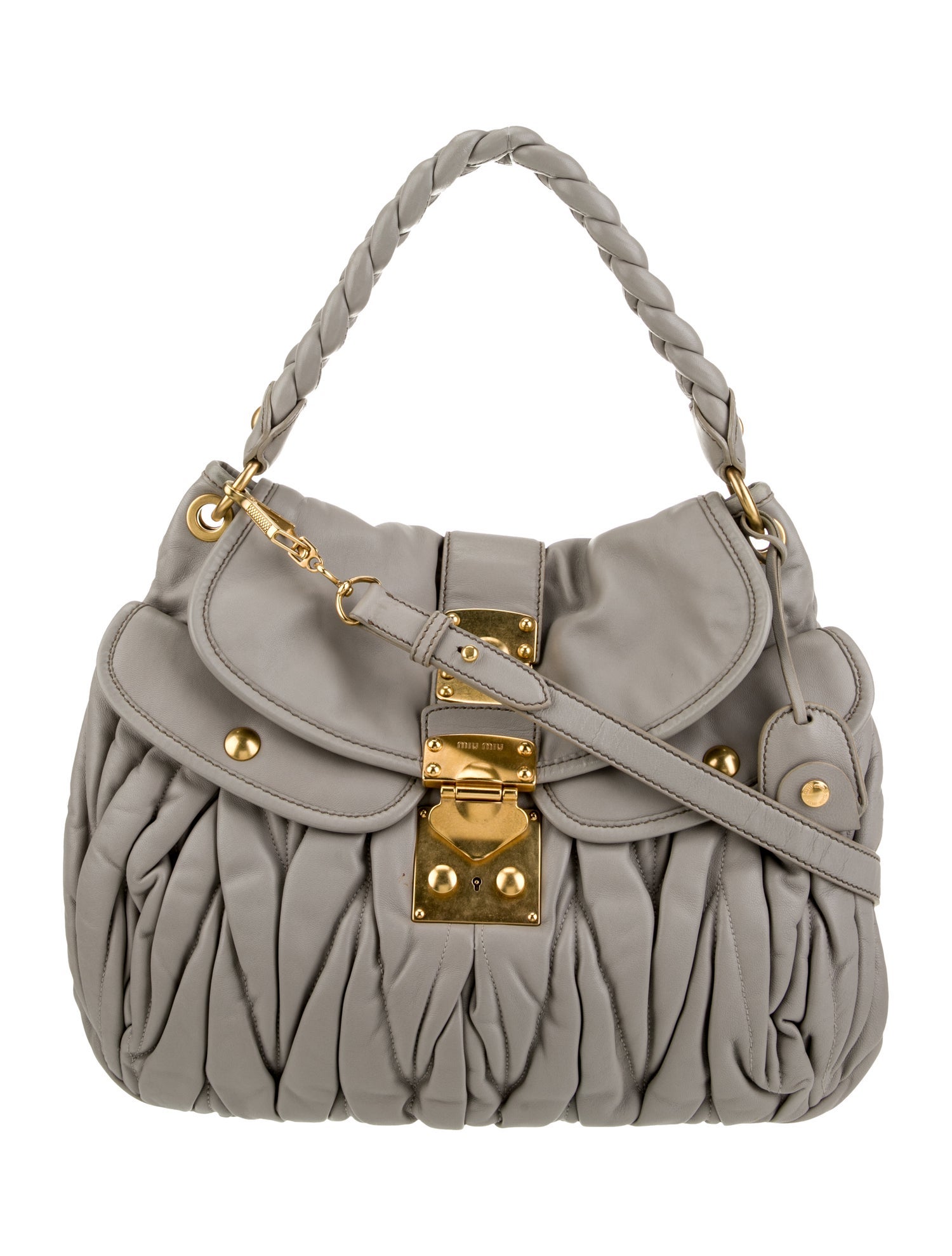 Miu Miu Leather Shoulder Bag