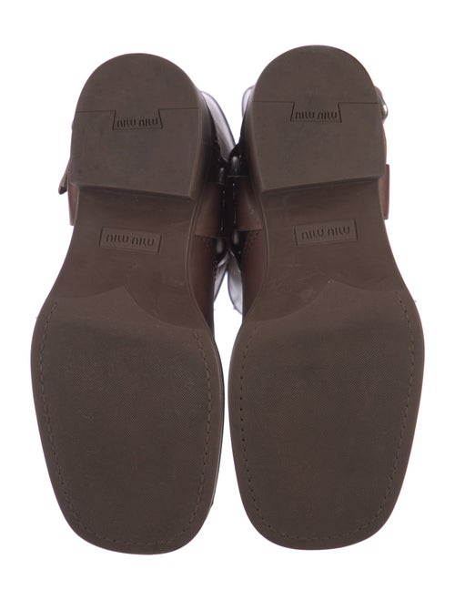 Miu Miu Leather Moto Boots