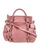 Miu Miu Leather Top Handle Bag