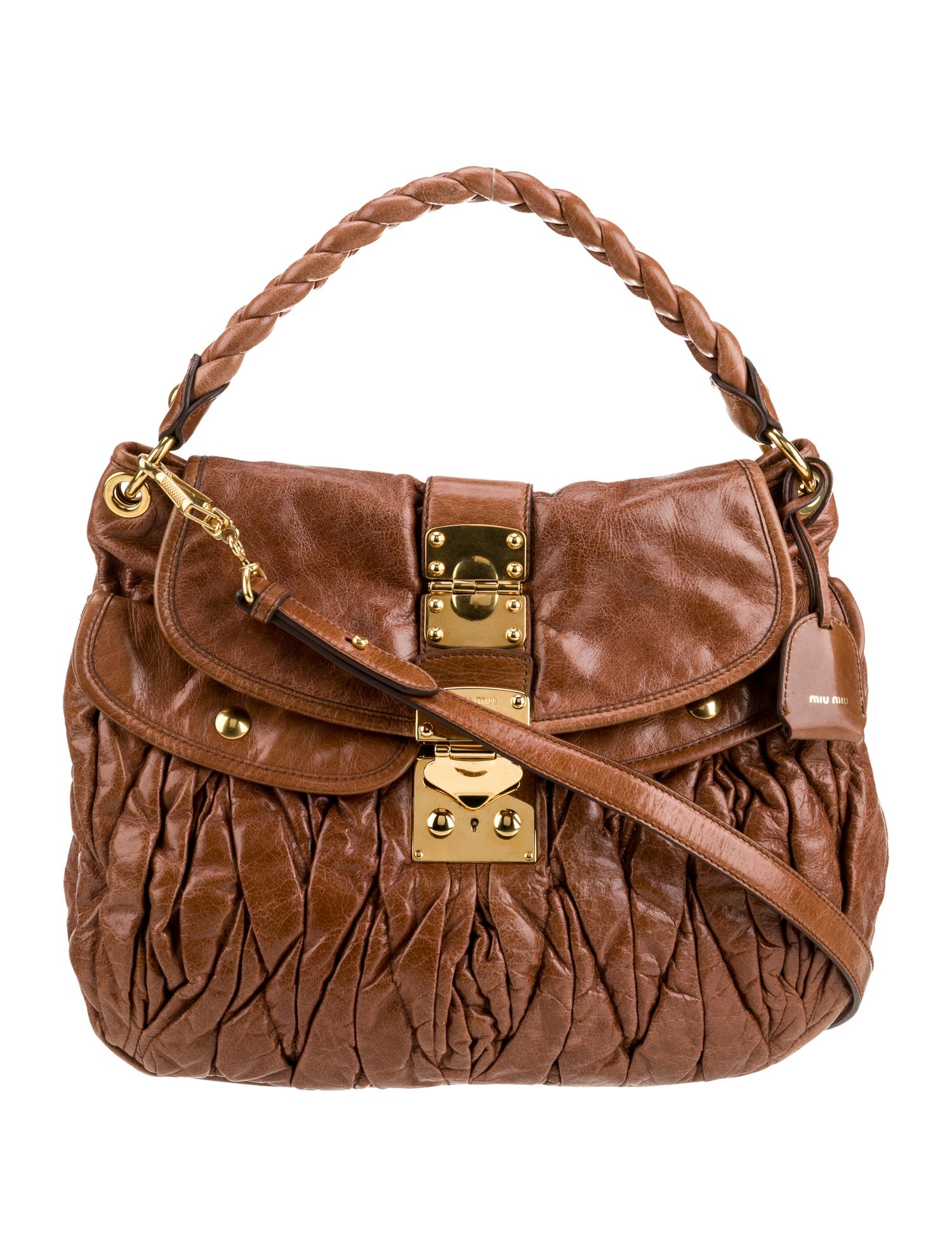 Miu Miu Leather Hobo