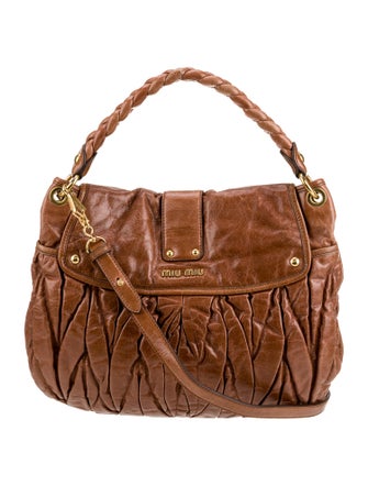 Miu Miu Leather Hobo