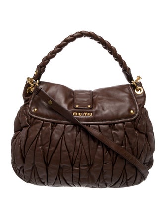Miu Miu Leather Shoulder Bag