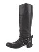 Miu Miu Leather Riding Boots