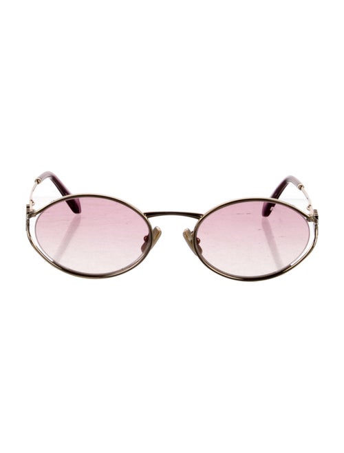 Miu Miu Round Gradient Sunglasses