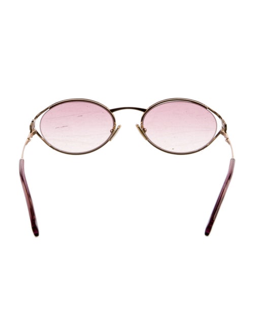 Miu Miu Round Gradient Sunglasses