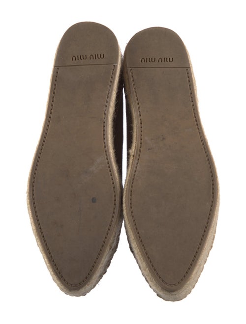 Miu Miu Suede Espadrille Sneakers