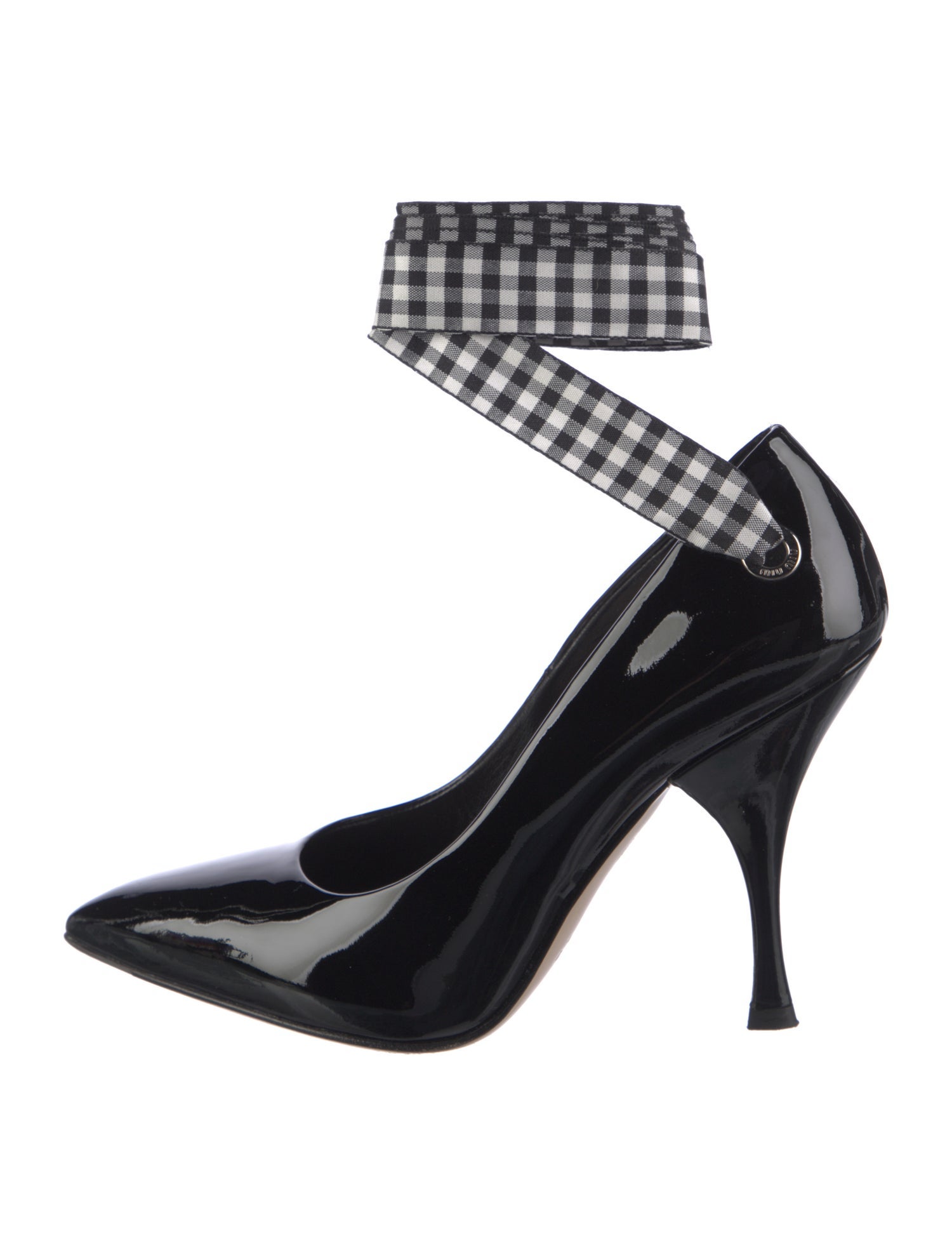 Miu Miu Patent Leather Printed Pumps