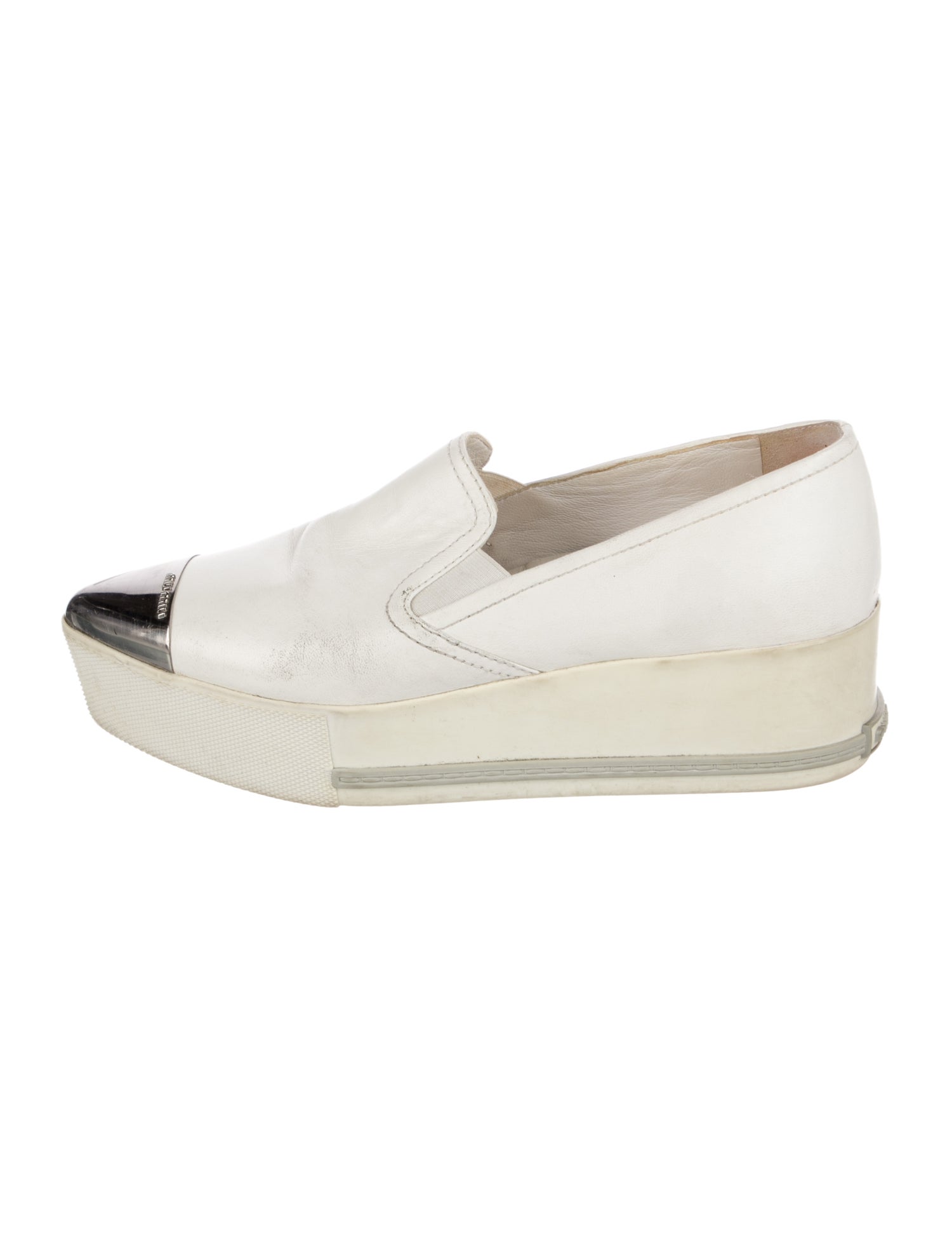 Miu Miu Leather Sneakers