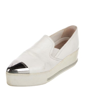 Miu Miu Leather Sneakers
