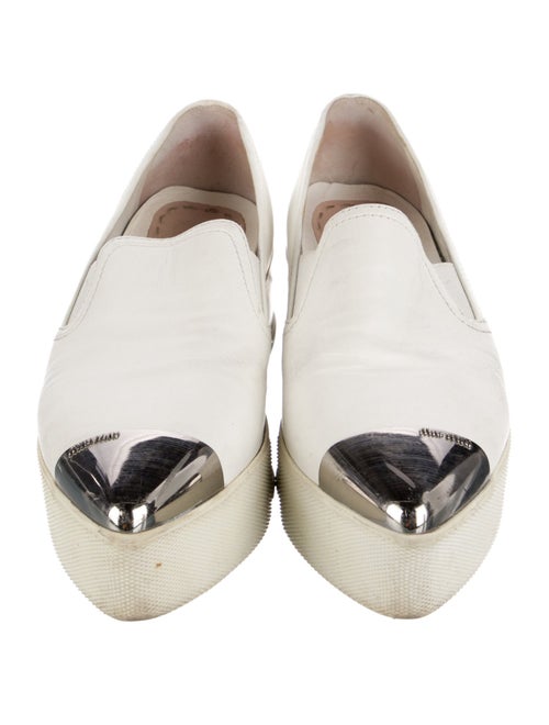 Miu Miu Leather Sneakers