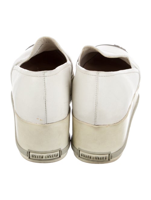 Miu Miu Leather Sneakers